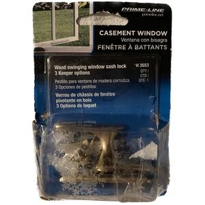 Prime Line H 3553 Casement Wood Swinging Window Sash Lock 3 Keeper Options